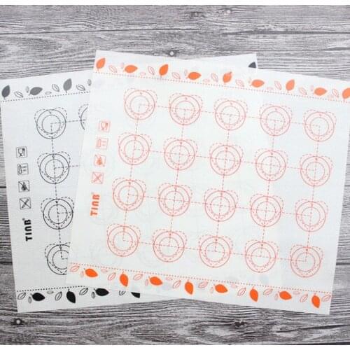 100pcs Silicone Baking Mat Fondant Bakeware Macaron Oven Baking Tools For Cakes Pastry Tools Sheet Dough Roll Mats Pad