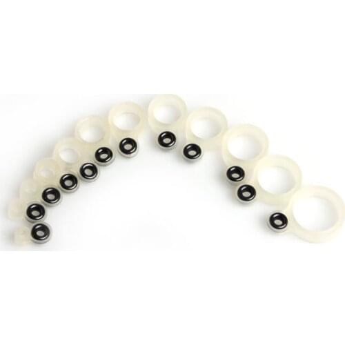 22Pcs Silicone Fishing Rod Wire Ring Fishing Line Guide Ring Different Size 1-22 E56D