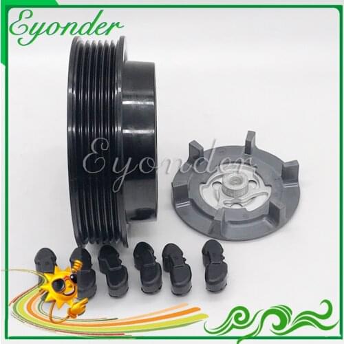 AC A/C Air Conditoning Compressor Electromagnetic Magnetic Magnetic Clutch Pulley PV6 for Porsche PANAMERA Mercedes-Benz MB
