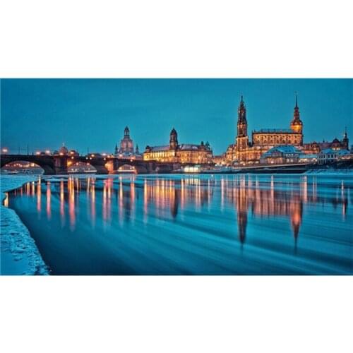 NEW 3D Diamond Painting full square drill Home decor Cross Stitch Mosaic Diamond Embroidery craft wall sticker gift city views