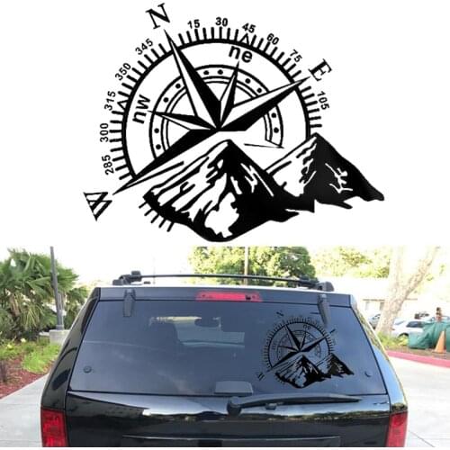 Car Sticker Compass Innovative Vinyl Decal Sticker Car Off Road Hood Side Body Waterproof Sticker Auto Decoration Car Styling