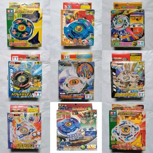 80s Beyblade Master Metal Battle Tops Spining Toy Galeden Dragoon Seaborg Galzzly Galman Dracel Driger Dranzer GT G S F V