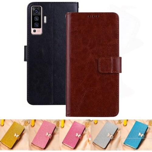 Flip Case for Vivo X50 Pro Phone Protective Cover Leather Magnet Stand Flip Wallet Capa For Vivo X50 Lite Protector Shell Funda