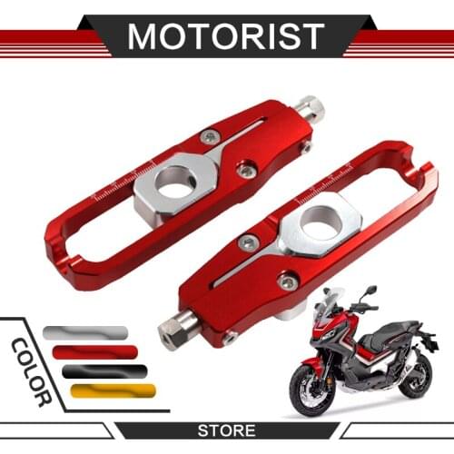 For x adv 750 xadv X-ADV 2017-2019 motorcycle chain adjuster Chain Adjusters Tensioners CNC Aluminum with X-ADV logo