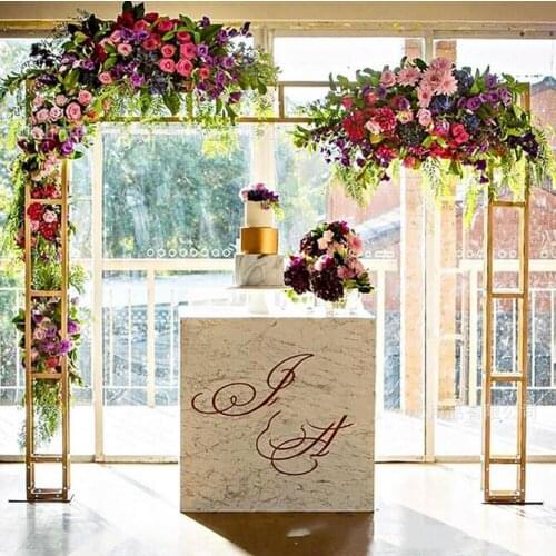 6.6ft x 6ftFlower iron arch Stage background frame Rectangular arch