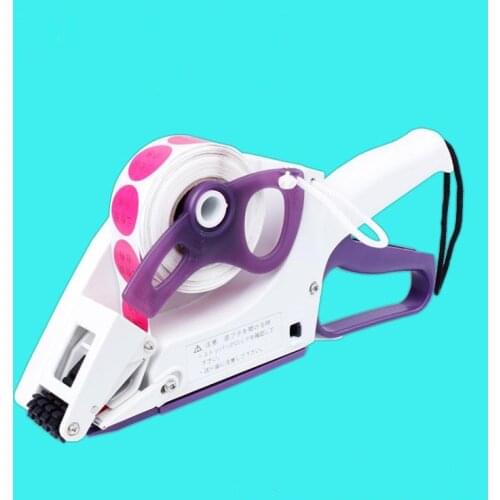 HOT Semi-automatic Round Bottle Adhesive Sticker Square Code Manual Packing Labeling Machine Handle pricing tag Bidder Labeller