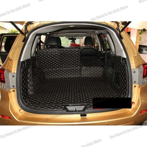 Leather Car Trunk Mat cargo Liner for nissan terra x-terra 2018 2019 2020 2021 2022 sylphy interior Accessories rear boot cover