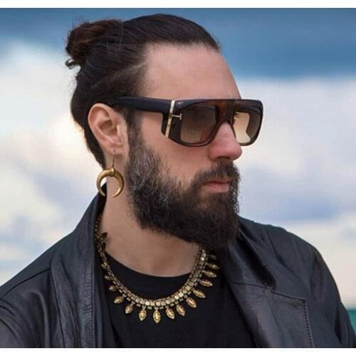 AIVERLIA Square Sunglasses Mens Glasses Luxury Brand Designer Women Sun Glasses Vintage Sunglasses Female Unisex Eyewear AI75