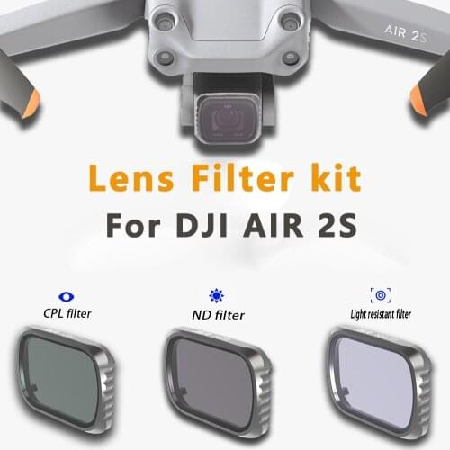 DJI Air 2S Lens Filter ND Filter Sets ND4/8/16/32 /CPL/UV Lens Filters Sets for DJI Mavic Air 2S Drone Accessories