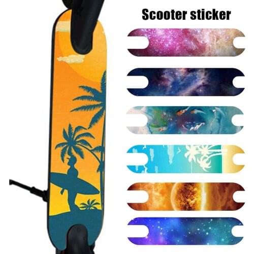 Scooter Pedal Stickers For Xiaomis M365 Electric Scooter PVC Waterproof Stickers Pedals Pad Sticker Tape Sandpaper Accessories