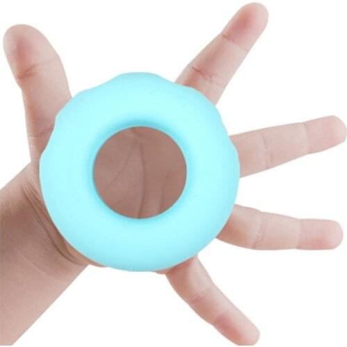O Hand Gripper Ring Hand Resistance Band Finger Stretcher-Exercise for Forearm Wrist Training Hand Expander Grip Silicone