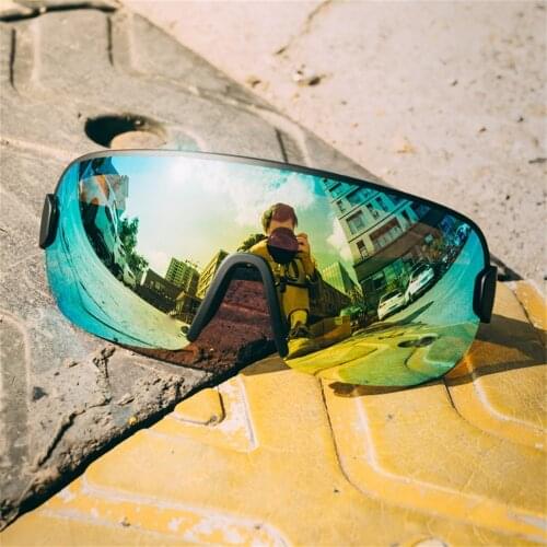 Polarized Sports Men Women Sunglasses Road Cycling Glasses Mountain Bike Bicycle Riding Protection Goggles Eyewear 4 Lens