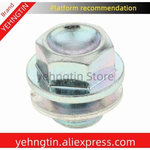 OEM 90009-PH1-000 Engine Oil Pan Drain Bolt Plug 90009R70A00 90009-R70-A00 Fits for Honda Accord CRV Civic Acura MDX TL RDX Nsx