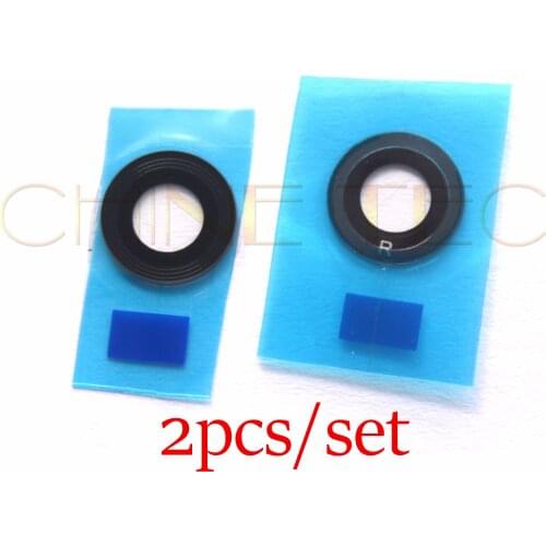 10set original back rear camera glass lens with sticker for Huawei Honor 7X