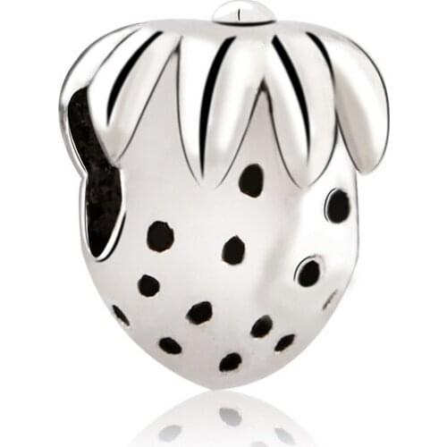 Pandora New Hollow Silver Strawberry Bracelet Accessories Ladies Bracelets Jewelry Gifts