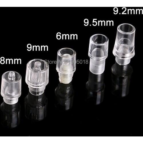 Promotion 50pcs/lot Eyebrow tattoo machine head crystal tattoo machine cap glass head crystal eyebrow tattoo machine accessories