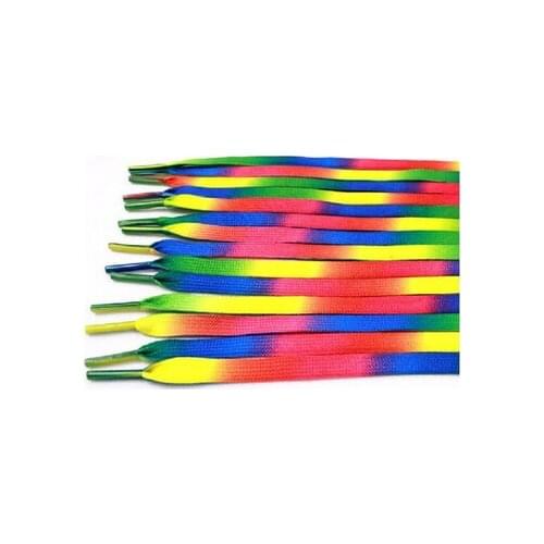 Cheap Price Colorful Flat Shoe Laces 110CM Long Laces Sneakers Shoelace 2 pairs/lot