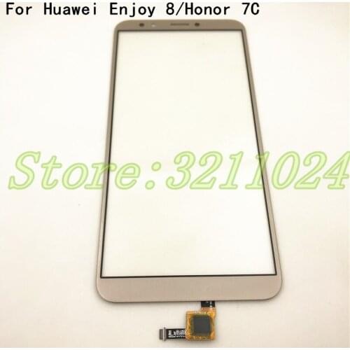100% Tested Touch Screen For Huawei Enjoy 8 Honor 7C LND-AL30 Touch Screen TouchScreen Front Glass Digitizer Panel Lens Sensor