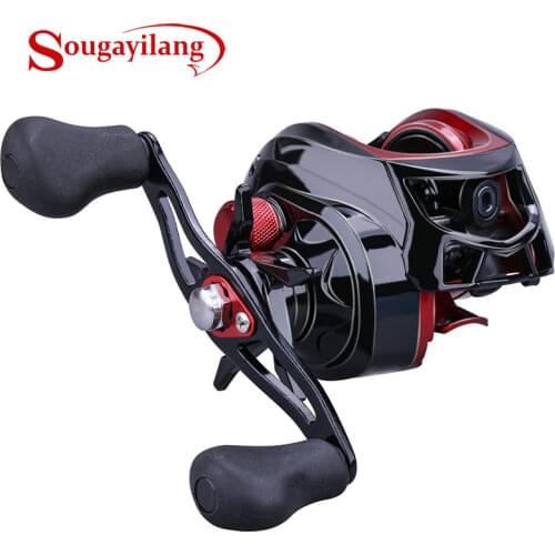 Sougayilang 17+1BB Baitcasting Reel 8KG Max Drag 7.1:1 High Speed Fishing Reel Right/Left Handed Carp Fishing Reel Tackle