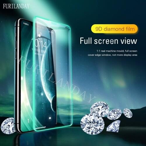 Luminous Curved Protective Tempered Glass For iPhone X XS 11 Pro Max XR Glass Screen Protector on iPhone 7 8 6 Plus Glass Film