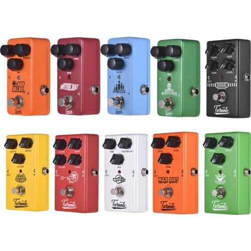 Twinote Guitar Effect Pedal Series Guitar Effect Pedal 10 Effects Guitar Pedal Processsor Full Metal Shell True Bypass