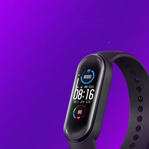 5pcs Protective Film For XiaoMi Mi Band 5 Smart Wristband Bracelet Full Screen Hydrogel Film Mi Band5 4 3 Not Tempered Glass