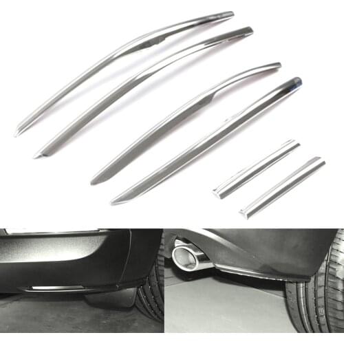 Chrome for Mazda CX30 CX-30 2019 2020 2021 Front Rear Corner Protection Strips Trim Cover Stainless Steel Car Accessori