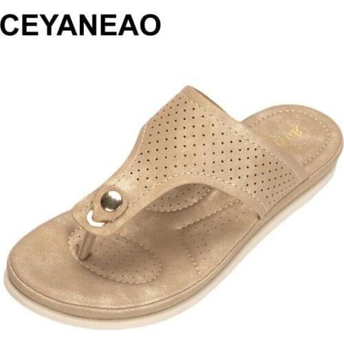 CEYANEAO Womens Sandals 2021 New Fashion Summer Beach Sandals All-Match Sports Style Flip-Flops No-slip Lightweight Shoes for
