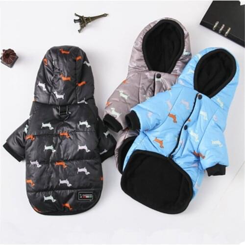 Winter Dog Clothes Yorkie Poodle Pomeranian Schnauzer Dog Coat Jacket Outfit Puppy Clothing Small Dog Costume Apparel Dropship