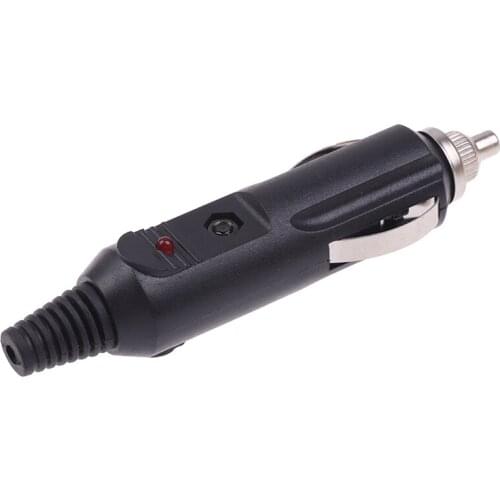 1PC 12V 24V Car Cigarette Lighter Plug with Light without Wire Socket Converter Hot Sale
