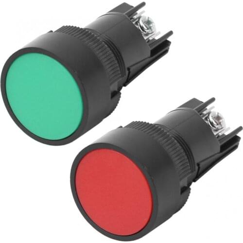 10 Pcs Push Button XB2-EA Serial Control Switch 660V 10A Reset Button