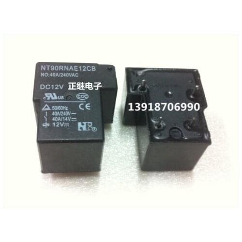 2pcs/lot Original relay NT90RNAE12CB power relay 1 normally open 4 PIN 40A
