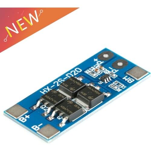 2S 10A 7.4V 18650 lithium battery protection board 8.4V balanced function/overcharged protection