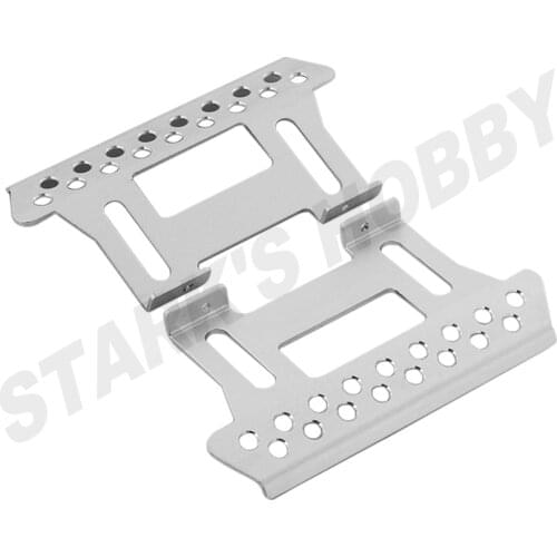 Armor Shield Side PlatesMetal foot pedal for 1/10 RC Crawler Axial SCX10 RC4WD TF2 RGT 86100 Upgrade Parts