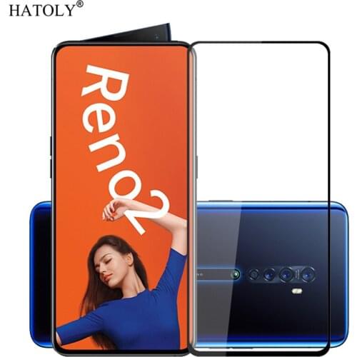 For Glass Oppo Reno 2 Tempered Glass For Oppo Reno 2 Phone Screen Protector Full Glue Coverage For Oppo Reno 2 Protective Glass