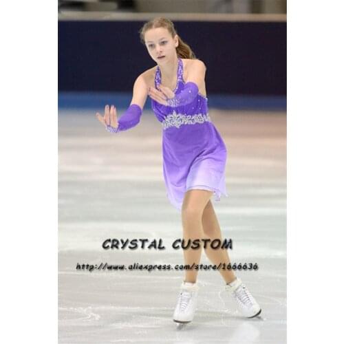 Custom Girls Figure Skating Dresses Graceful New Brand Ice Skating Dresses For Competition DR4380