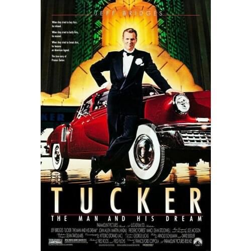 TUCKER: THE MAN AND HIS DREAM MOVIE Art Film Print Silk Poster Home Wall Decor 24x36inch