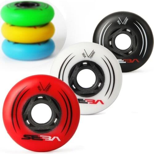 Original Purple 84A Street Invaders Skating SEBA Wheel 80mm Patines Tire For Roller FSK Inline Skates Wheel for HV 4 Pieces/lot