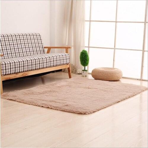1pcs camel color home carpet/living room rug/bed mat Mechanical wash 800mmx1500mmx45mm Free Shipping
