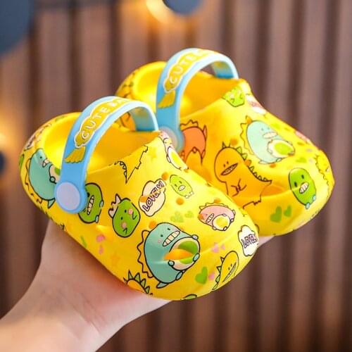 Summer Fashion Fun Shark Slippers Baby Boy Beach Shoes Soft Bottom Non-slip Hole Shoes Baby Girls Toddler Shoes Kids Sandals