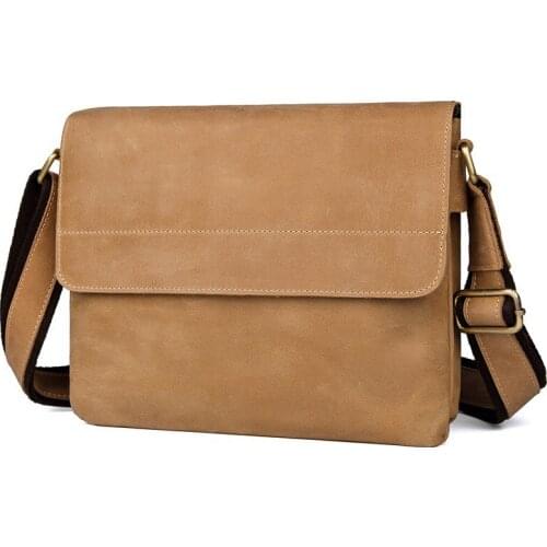 Luufan Genuine Leather Fashion Classic Handbags Bags Male Waterproof Business Shoulder Bag Travel Messenger Bags Men Crossbody