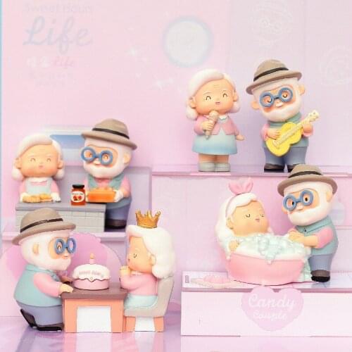 New Grandparents Model Ornament Creative Sweety Lovers Couple Ornaments Modern Home Decoration Living Room For Office Table Gift