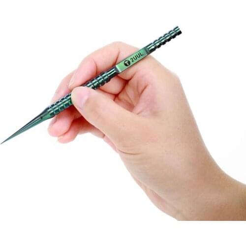 Titanium Alloy Tweezers for Professional Repair Fingerprint Fly Line Phone Motherboard Precise Electronics 2UUL Green Tweezers