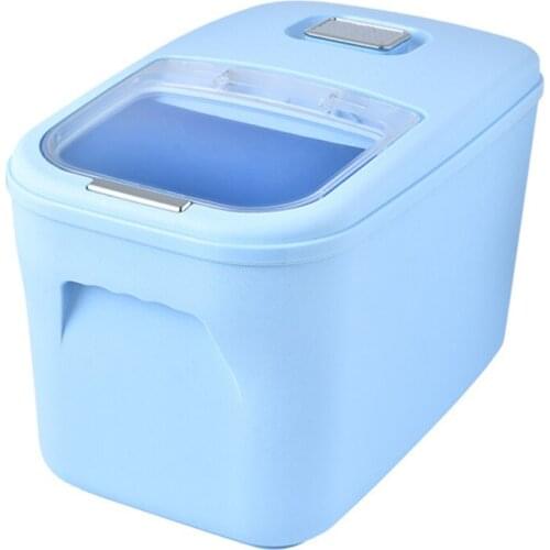 Japanese-style Plastic Moisture-proof Rice Bucket Sealed Grain Container Flour Sealing Dispenser Household Food Bean Cereal Case