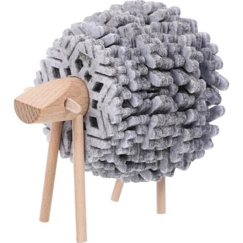Sheep Shape Snowflake Coaster Heat Insulation Cup Bowl Mats Anti Slip Placemats Mug Pads Table Decoration Kitchen Tools