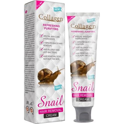 SNOW LADY DISAAR Semi Permanent Hair Removing Cream Snail Collagen Hair Remover Cream For Men And Women Professional Remove Body