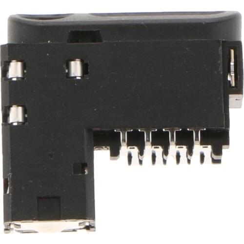Headphone Audio Jack Socket Port Headset Connector 3.0 4.0 5.0 Replacement Unit for Sony 4 PS4 Controller - Black