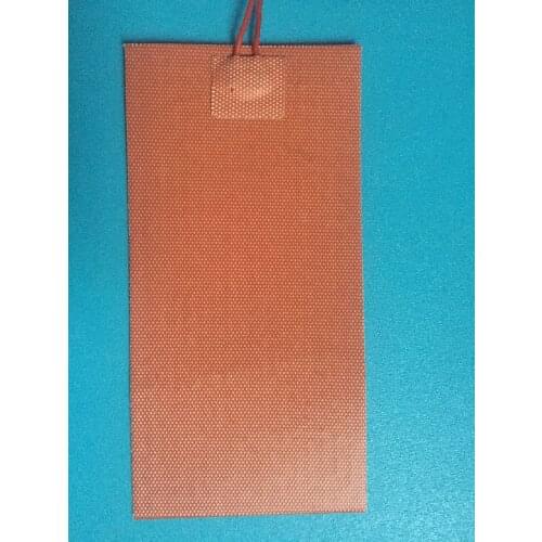 Silicone heater element flexible heated 20x60mm,10W 12V.Large Car Engine Heater Flexible Silicone Heat,Electric Heating Pads