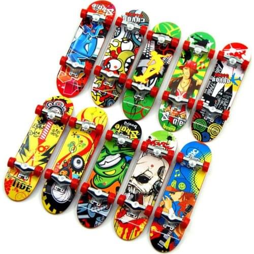 2PCS Finger Board Tech Mini Skateboards Alloy Stent Party Favors Gift