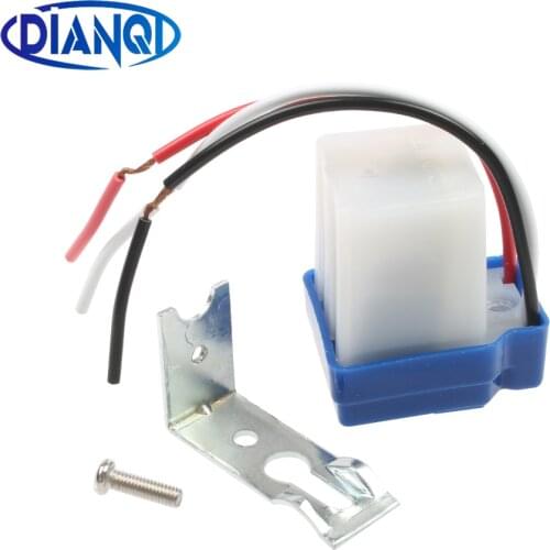 Automatic On Off Photocell Street Lamp Light Switch Controller AC220V Photo Control Photoswitch Sensor Lamp Switch DC12V 24V
